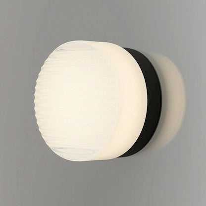 Wall Sconce Dimmable Integrated LED Cast Glass Shade