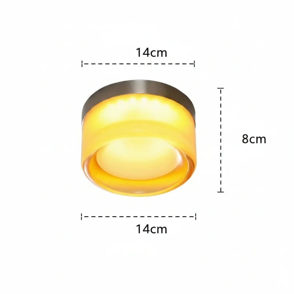 Wall Sconce Dimmable Integrated LED Cast Glass Shade