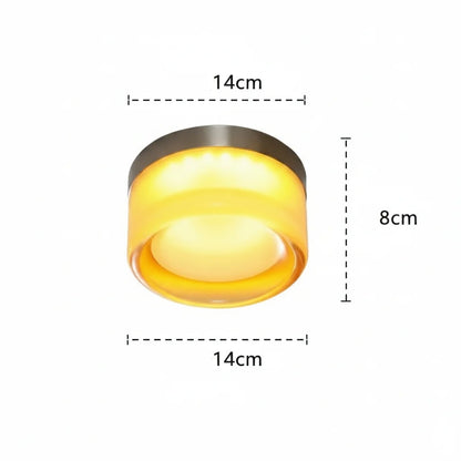 Wall Sconce Dimmable Integrated LED Cast Glass Shade