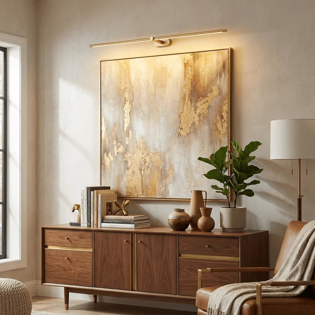 Wall Sconce Slim USB Rechargeable 3-Color Dimmable Light