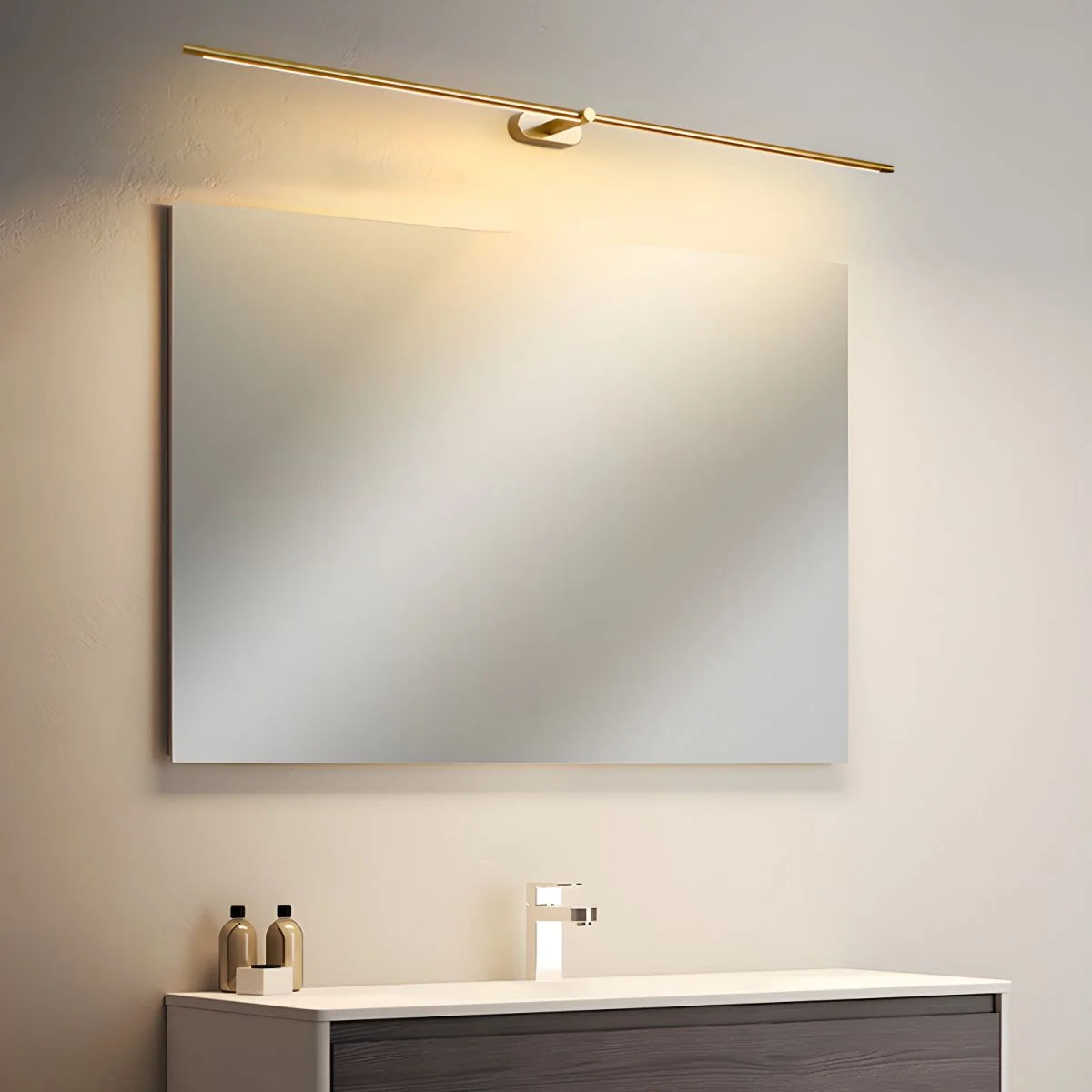 Wall Sconce Slim USB Rechargeable 3-Color Dimmable Light