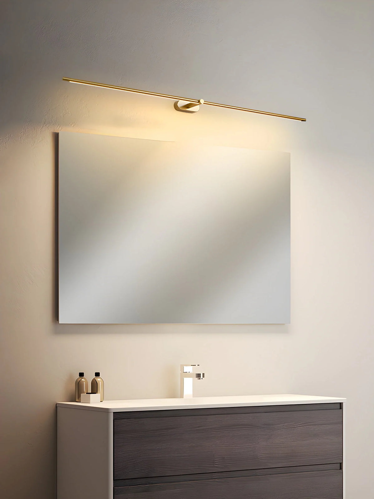 Wall Sconce Slim USB Rechargeable 3-Color Dimmable Light