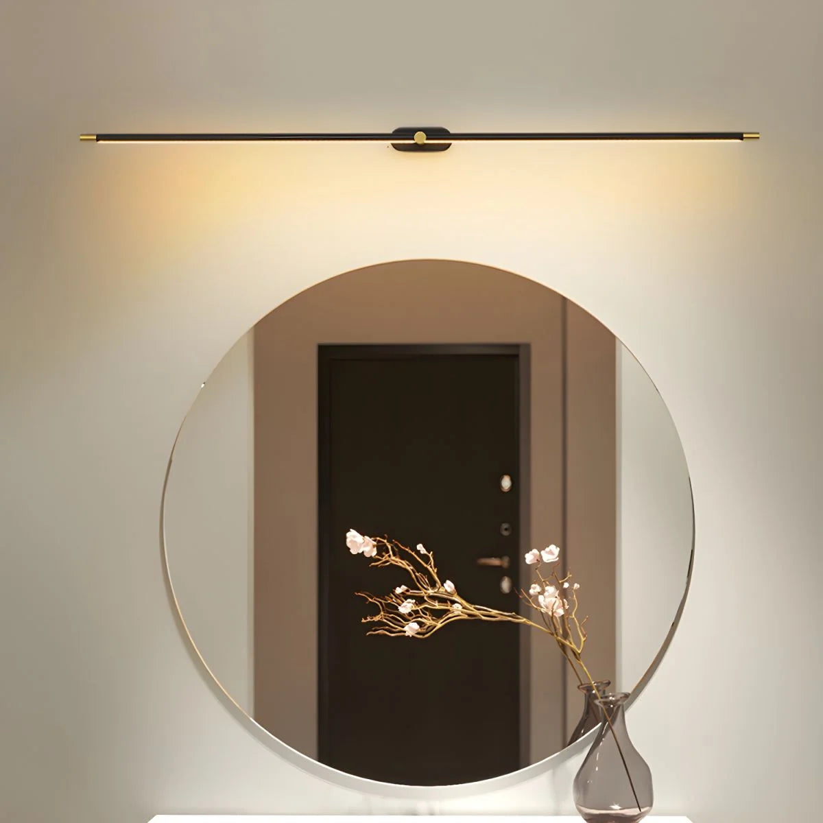 Wall Sconce Slim USB Rechargeable 3-Color Dimmable Light