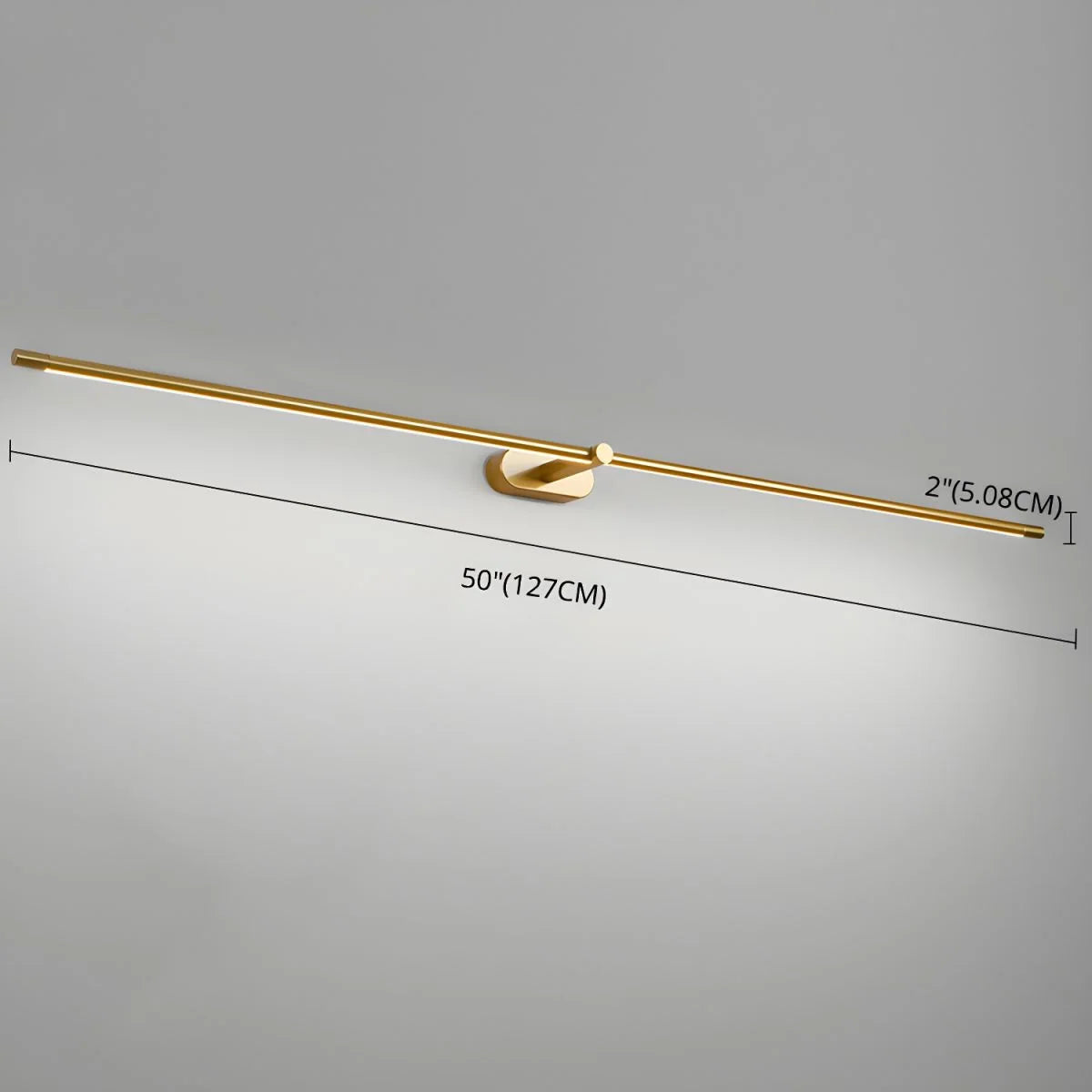 Wall Sconce Slim USB Rechargeable 3-Color Dimmable Light
