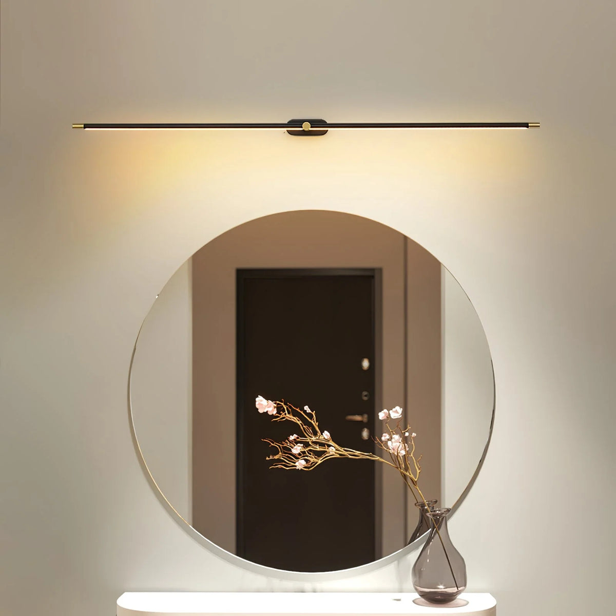 Wall Sconce Slim USB Rechargeable 3-Color Dimmable Light