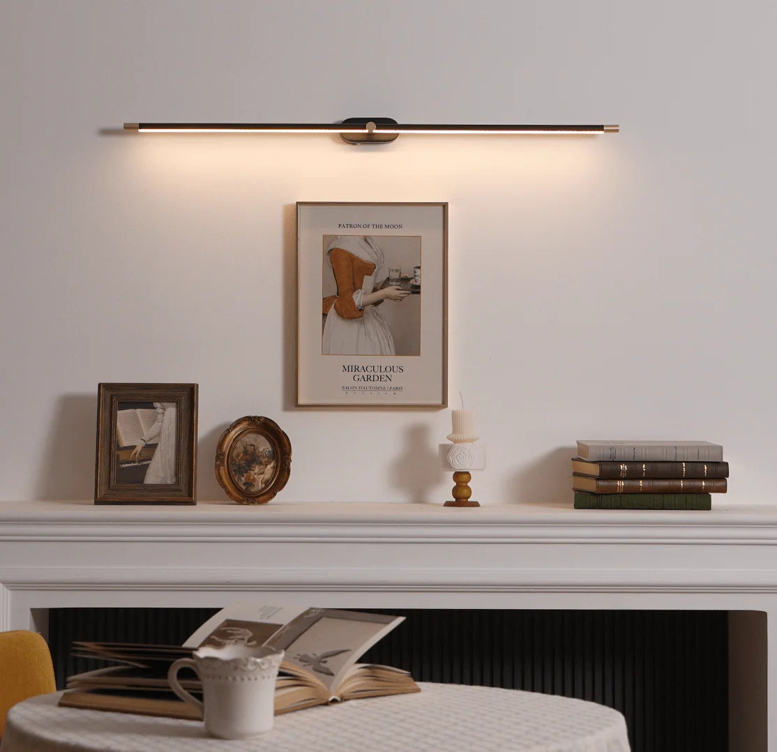 Wall Sconce Slim USB Rechargeable 3-Color Dimmable Light