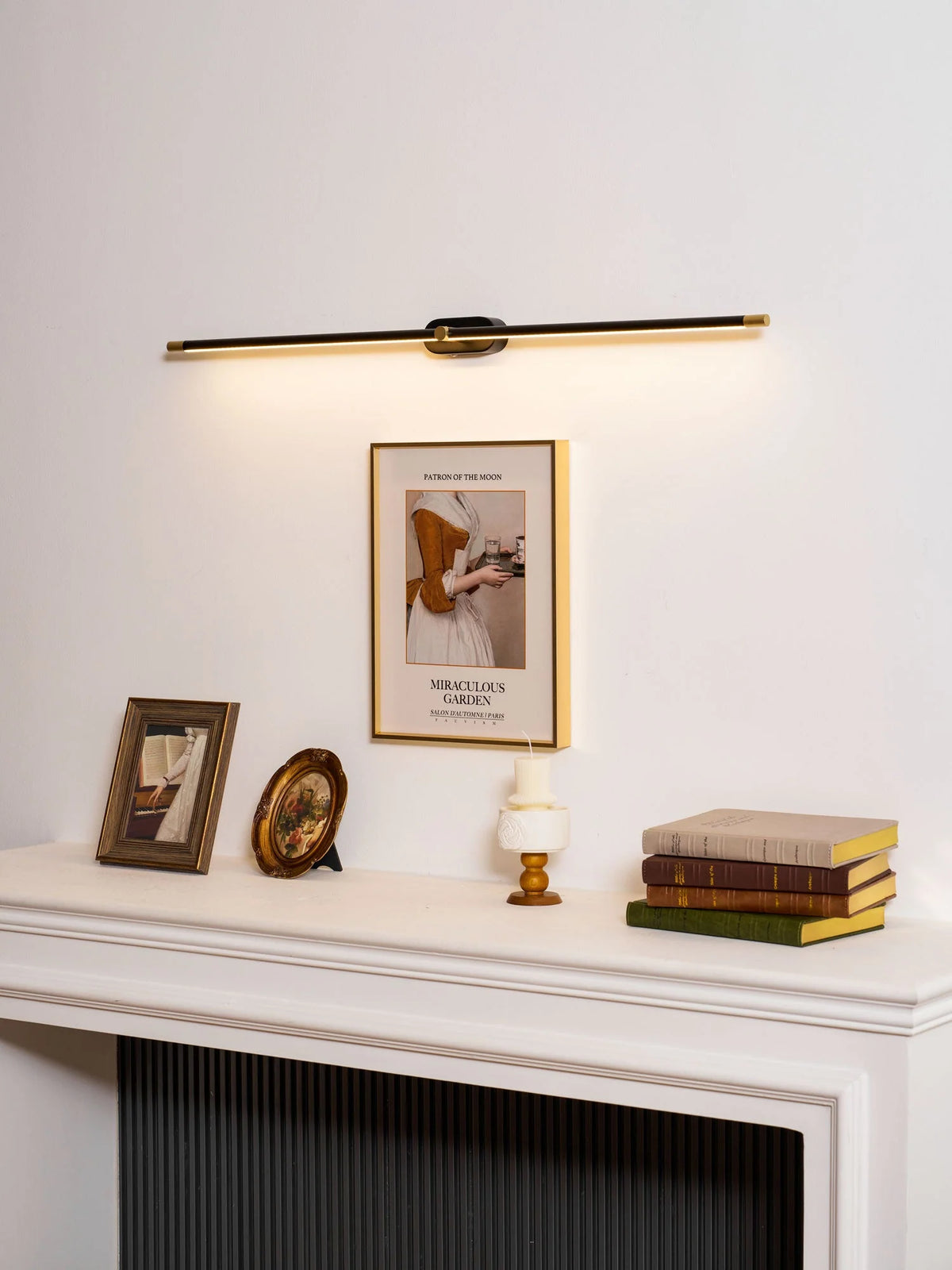 Wall Sconce Slim USB Rechargeable 3-Color Dimmable Light