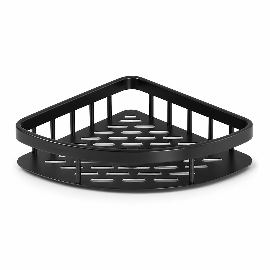 Wall Shelf Self-Adhesive Stainless Steel 11 lb Capacity