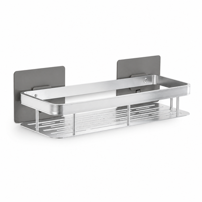 Wall Shelf Self-Adhesive Stainless Steel 11 lb Capacity