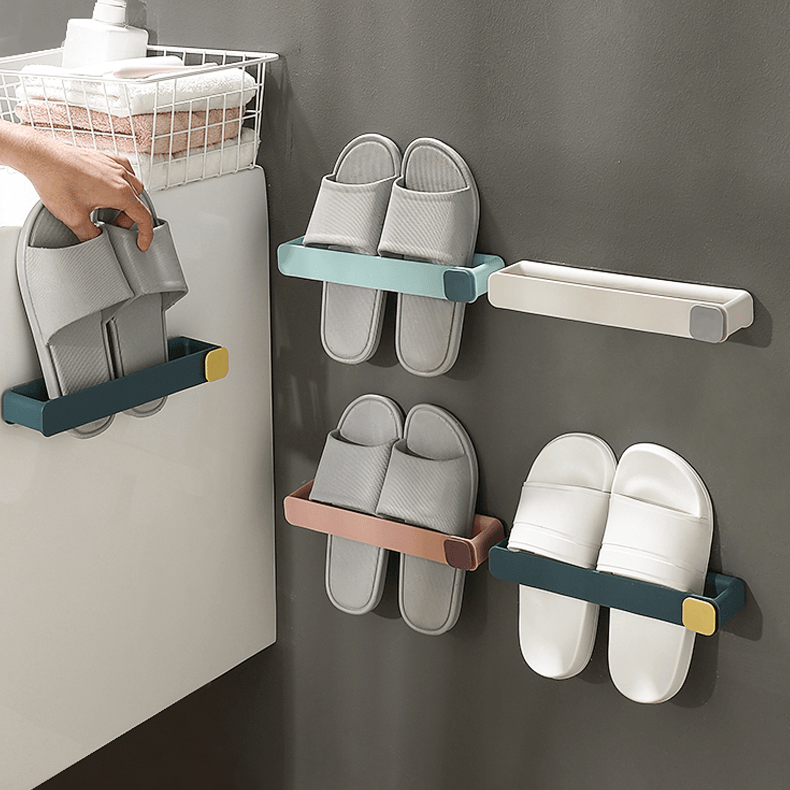 Wall Shoe Holder No-Drill Adhesive Space-Saving