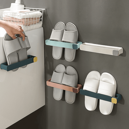Wall Shoe Holder No-Drill Adhesive Space-Saving