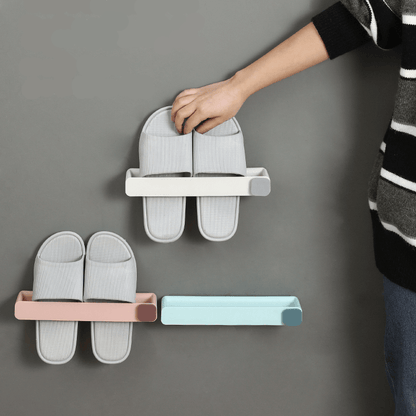 Wall Shoe Holder No-Drill Adhesive Space-Saving