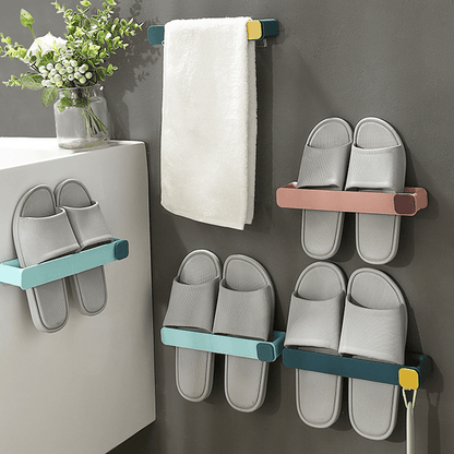 Wall Shoe Holder No-Drill Adhesive Space-Saving