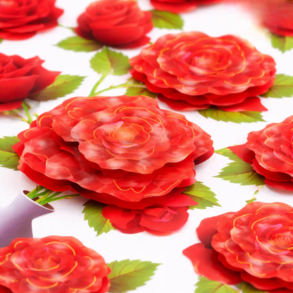 Wall Stickers Floral & Butterfly Self-Adhesive & Repositionable