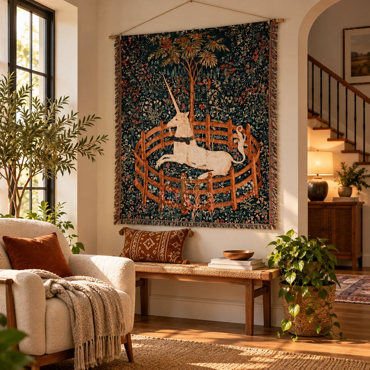 Wall Tapestry Medieval Inspired Multiple Sizes