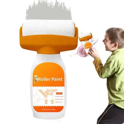 Wall Touch-Up Roller Refillable Foam 17.6 Oz Paint Tank