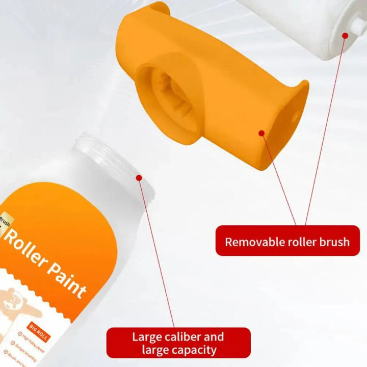 Wall Touch-Up Roller Refillable Foam 17.6 Oz Paint Tank