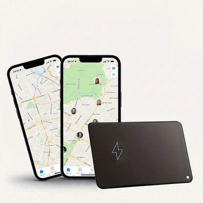 Wallet Tracking Card Ultra-Thin USB Rechargeable Find My Compatible