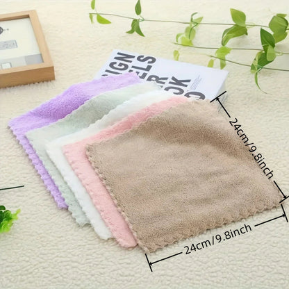Washcloth Set 20-Piece Quick-Drying Polyester Lint-Free