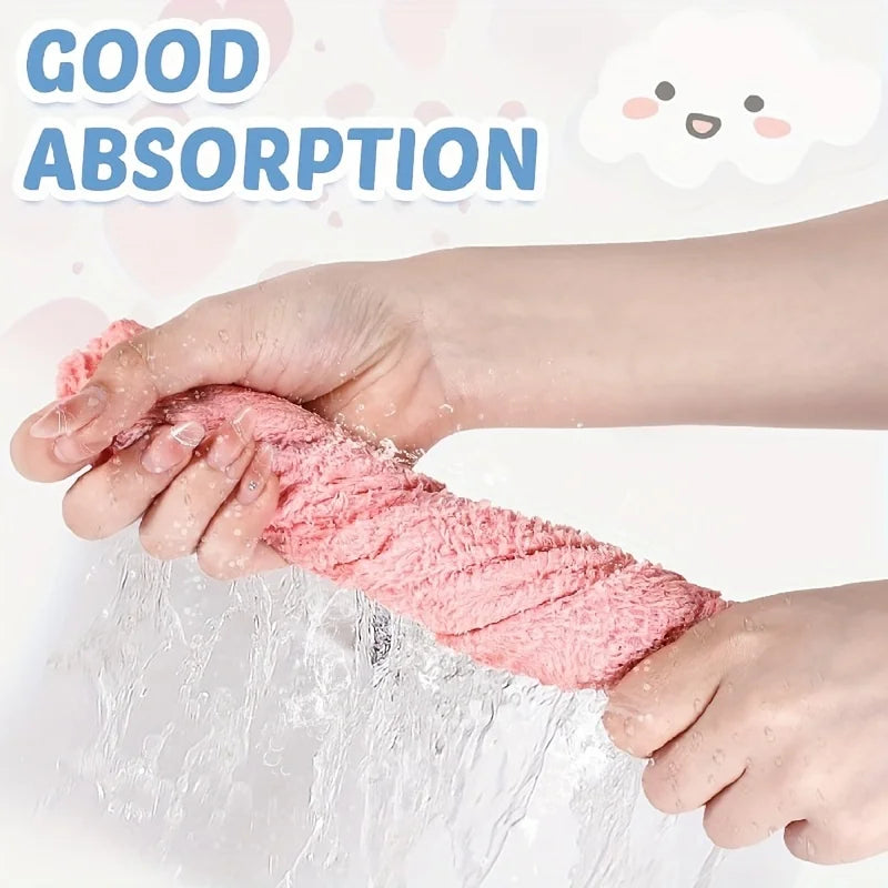 Washcloth Set 20-Piece Quick-Drying Polyester Lint-Free