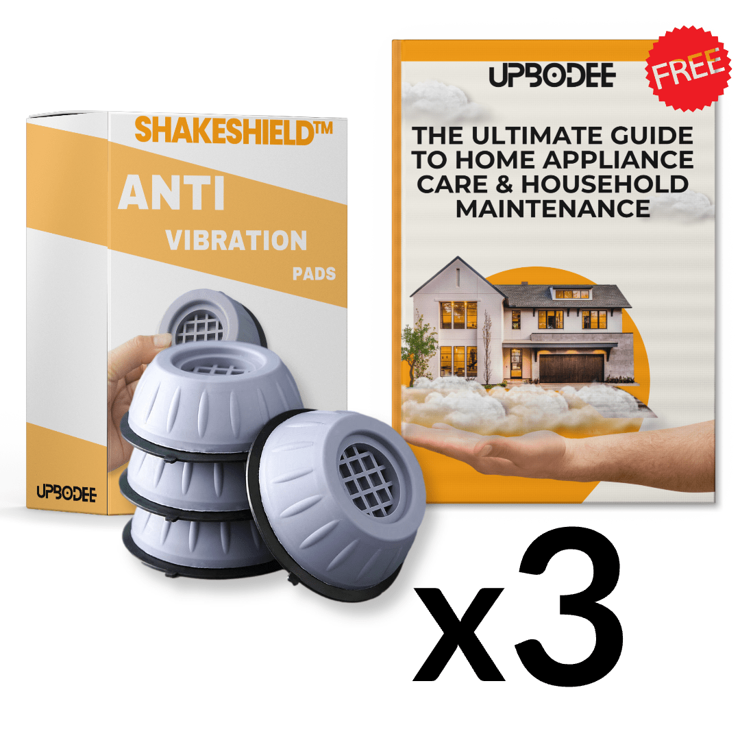 Washing Machine Anti-Vibration Pads Ribbed Non-Slip 4-Pack