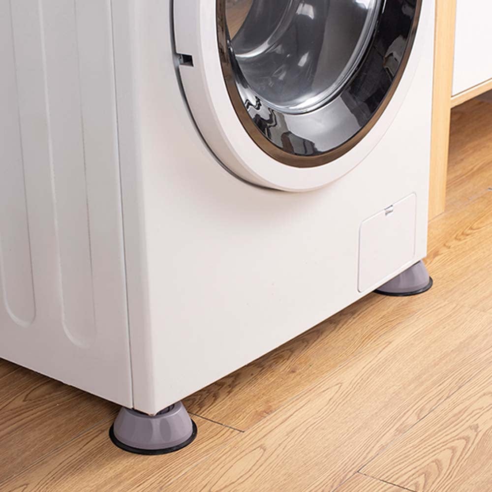 Washing Machine Anti-Vibration Pads Ribbed Non-Slip 4-Pack
