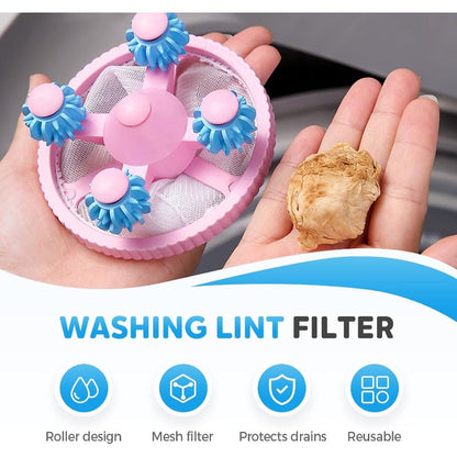 Washing Machine Lint Filter Floating Mesh Reusable 1000 Washes