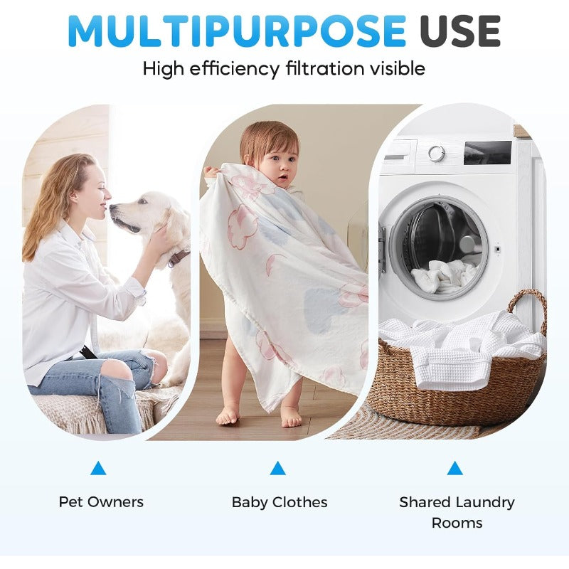 Washing Machine Lint Filter Floating Mesh Reusable 1000 Washes