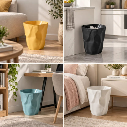 Waste Bin Irregular Shape Space-Saving 12L