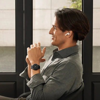 Watch Magnetic Ball Display Stainless Steel Mesh Strap