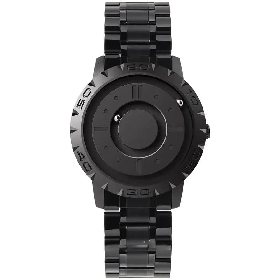 Watch Magnetic Ball Display Stainless Steel Mesh Strap