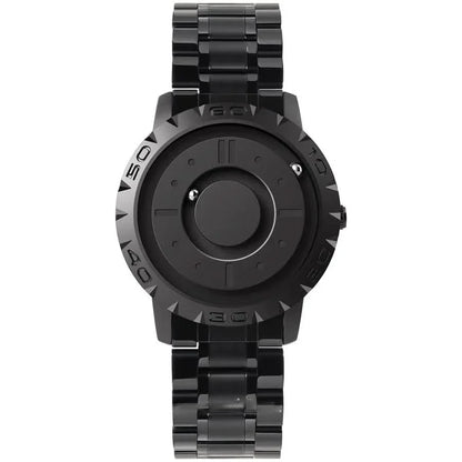 Watch Magnetic Ball Display Stainless Steel Mesh Strap