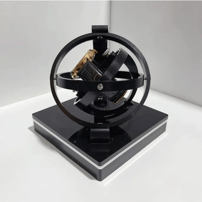 Watch Winder Wooden Case Quiet Motor Multiple Rotation Modes