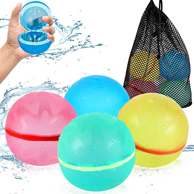 Water Balloons Magnetic Closure & Reusable Silicone