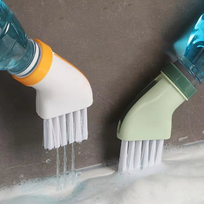 Water Bottle Brush Screw-On Water Flow Angled Head Nylon Bristles