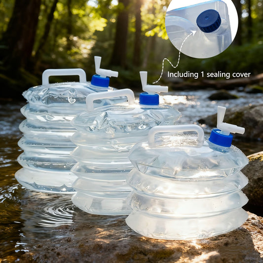 Water Container Foldable Leak-Proof Food-Grade