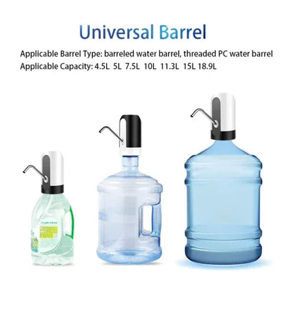 Water Dispenser Pump One-Button USB Rechargeable BPA-Free