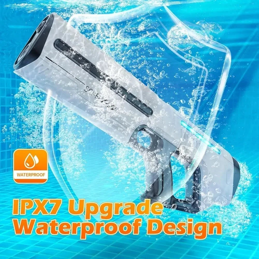 Water Gun Electric Rechargeable Ergonomic Grip