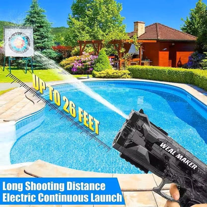 Water Gun LED Light & Silencer Removable Tank