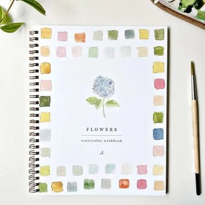 Watercolor Adventure Workbook for Beginners | Guided Steps | ArtFlow