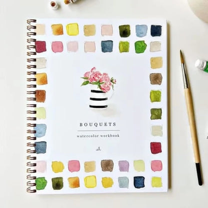 Watercolor Adventure Workbook for Beginners | Guided Steps | ArtFlow