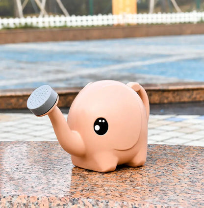Watering Can Elephant-Shaped Removable Spray Nozzle & Wide Opening