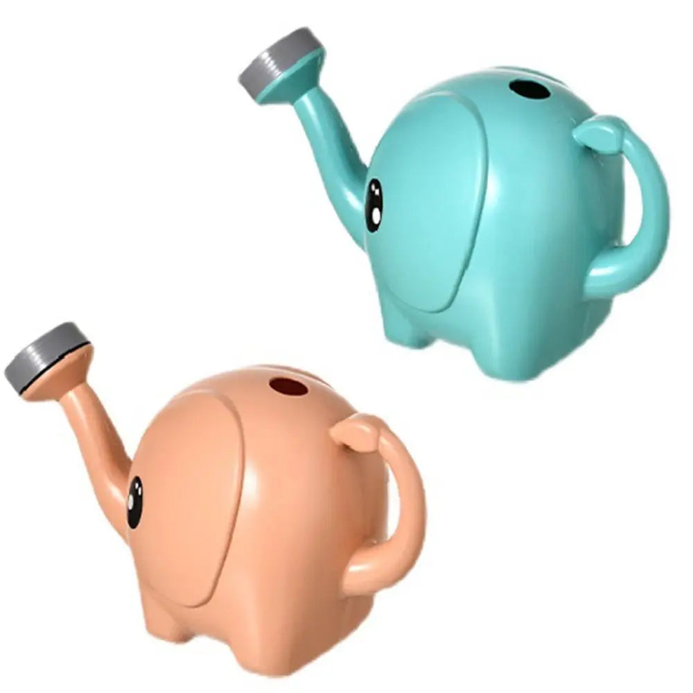 Watering Can Elephant-Shaped Removable Spray Nozzle & Wide Opening
