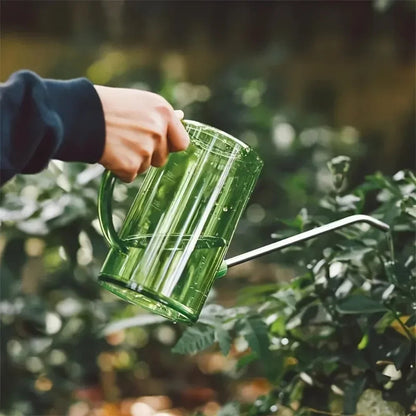 Watering Can Long Metal Spout Transparent Body With Measurements