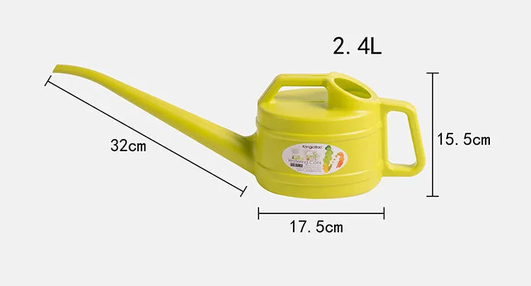 Watering Can Long Narrow Spout & Ergonomic Handle