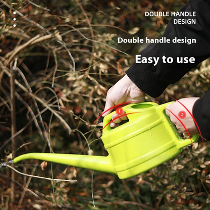 Watering Can Long Narrow Spout & Ergonomic Handle