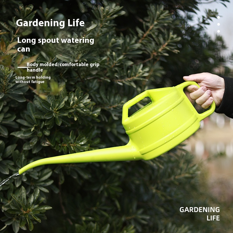 Watering Can Long Narrow Spout & Ergonomic Handle