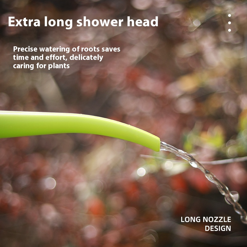 Watering Can Long Narrow Spout & Ergonomic Handle