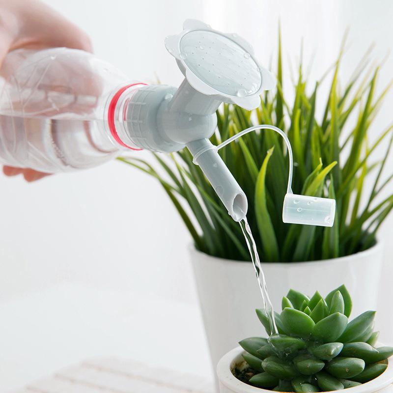 Watering Nozzle 2L Bottles Flower-Shaped Dual Spray & Stream