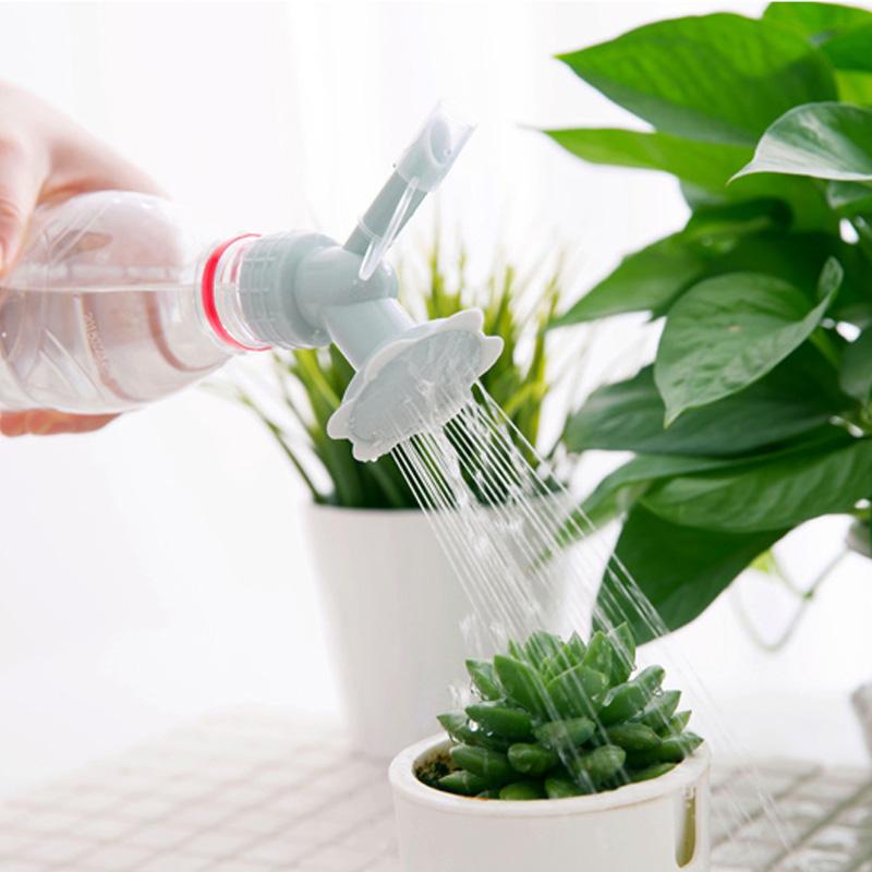 Watering Nozzle 2L Bottles Flower-Shaped Dual Spray & Stream